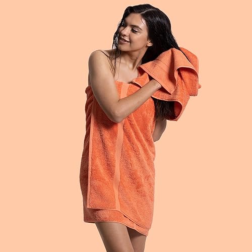 Miniatura 4 de Chakir Turkish Linens Toallas turcas 100% algodón prémium para baño, 2 toallas de baño, 2 toallas de mano, 2 toallas pequeñas (juego de toallas de 6