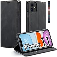 Vista 16 de japezop Funda para iPhone 11 Pro, iPhone 11 Pro funda tipo cartera para mujeres u hombres con [bloqueo RFID] soporte para tarjetas de crédito, funda