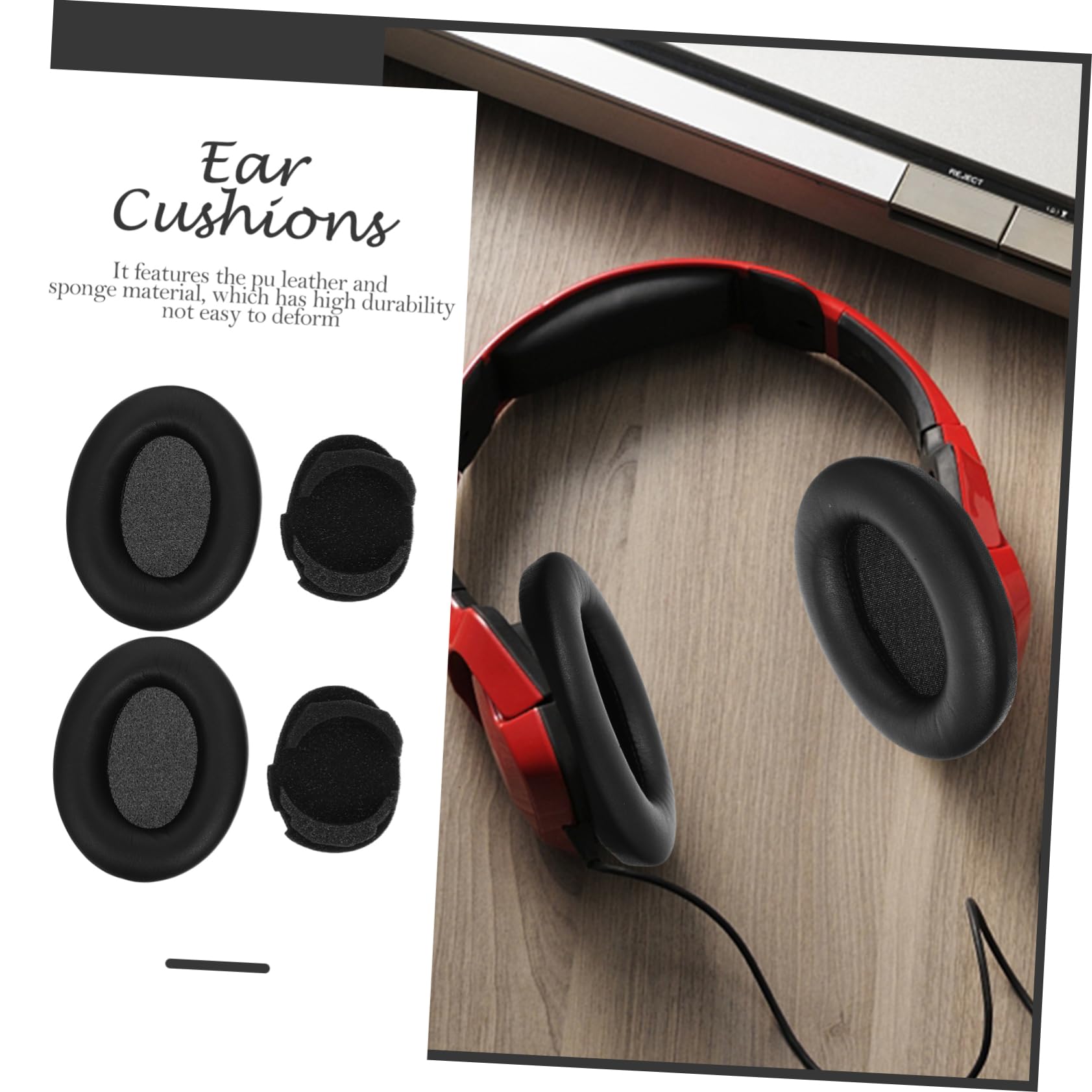 Artibetter 5sätze Ersatz-ohrpolster Für MDR- Bequeme Langlebige Earpads Aus Hochwertigem Material Einfach Zu Montieren Für Beschädigte Oder Abgenutzte Kopfhörer