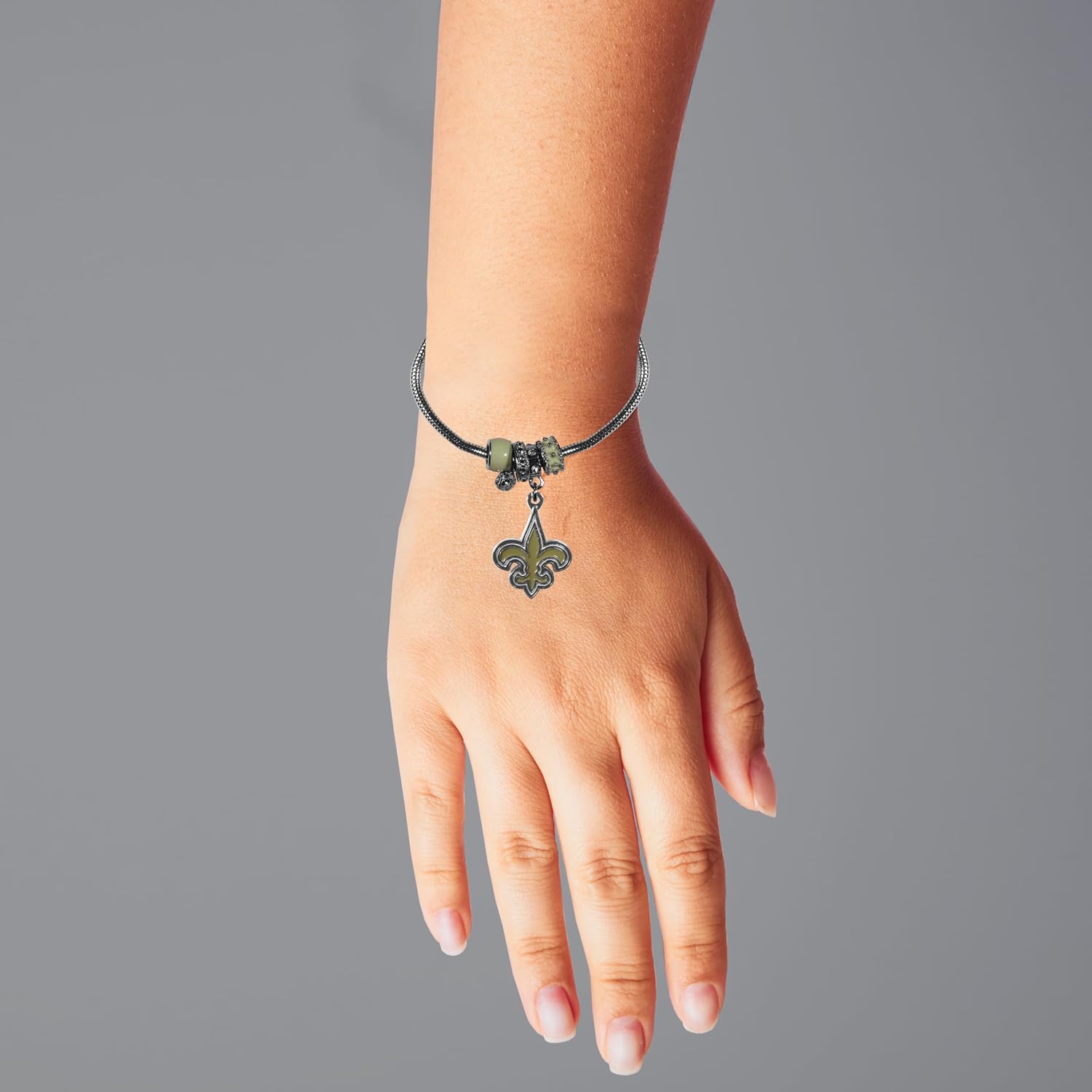 Siskiyou Sports NFL womens Euro Bead Bracelet image 2