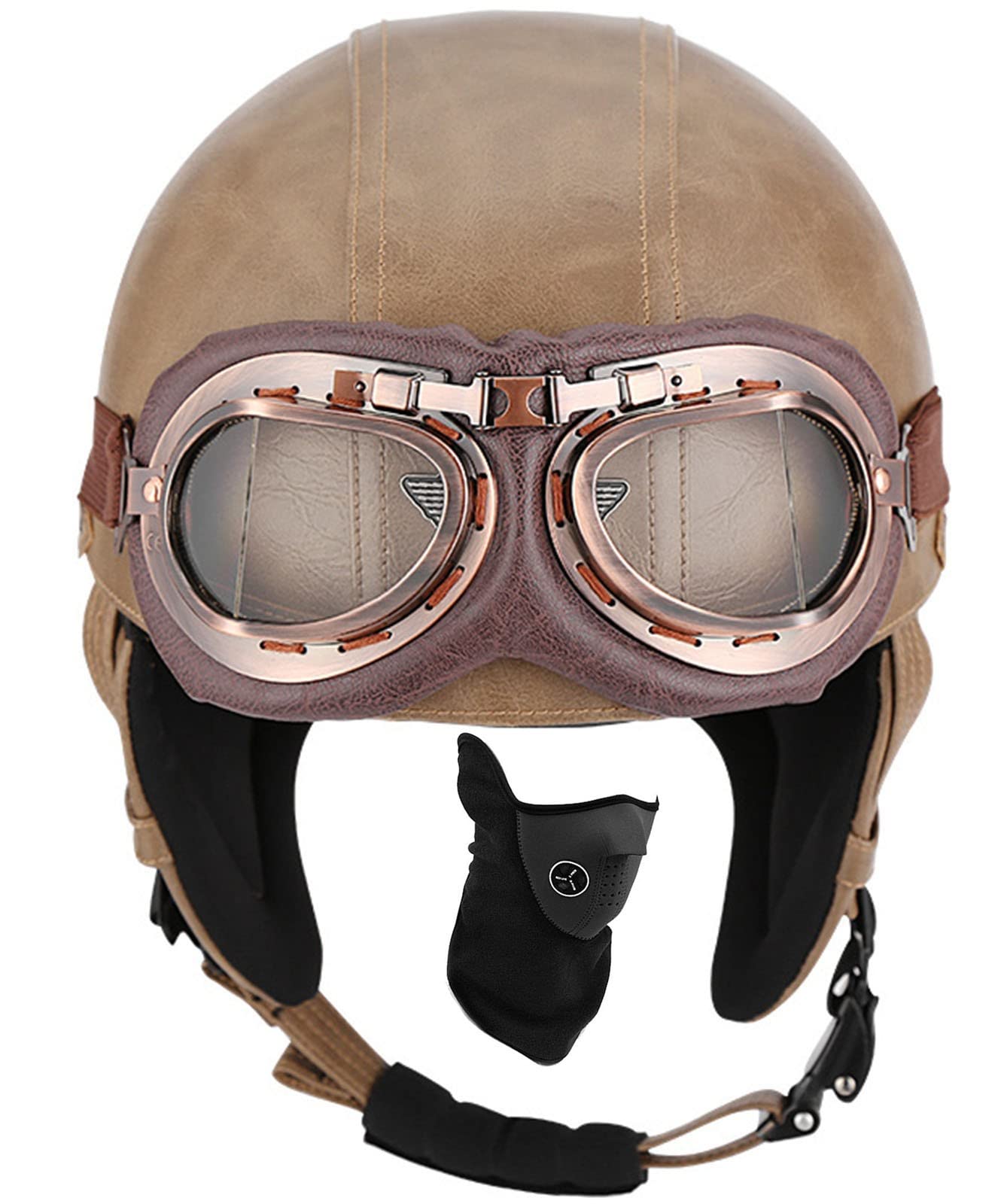 Amazon.co.jp: オートバイハーフヘルメットECE承認パイロット