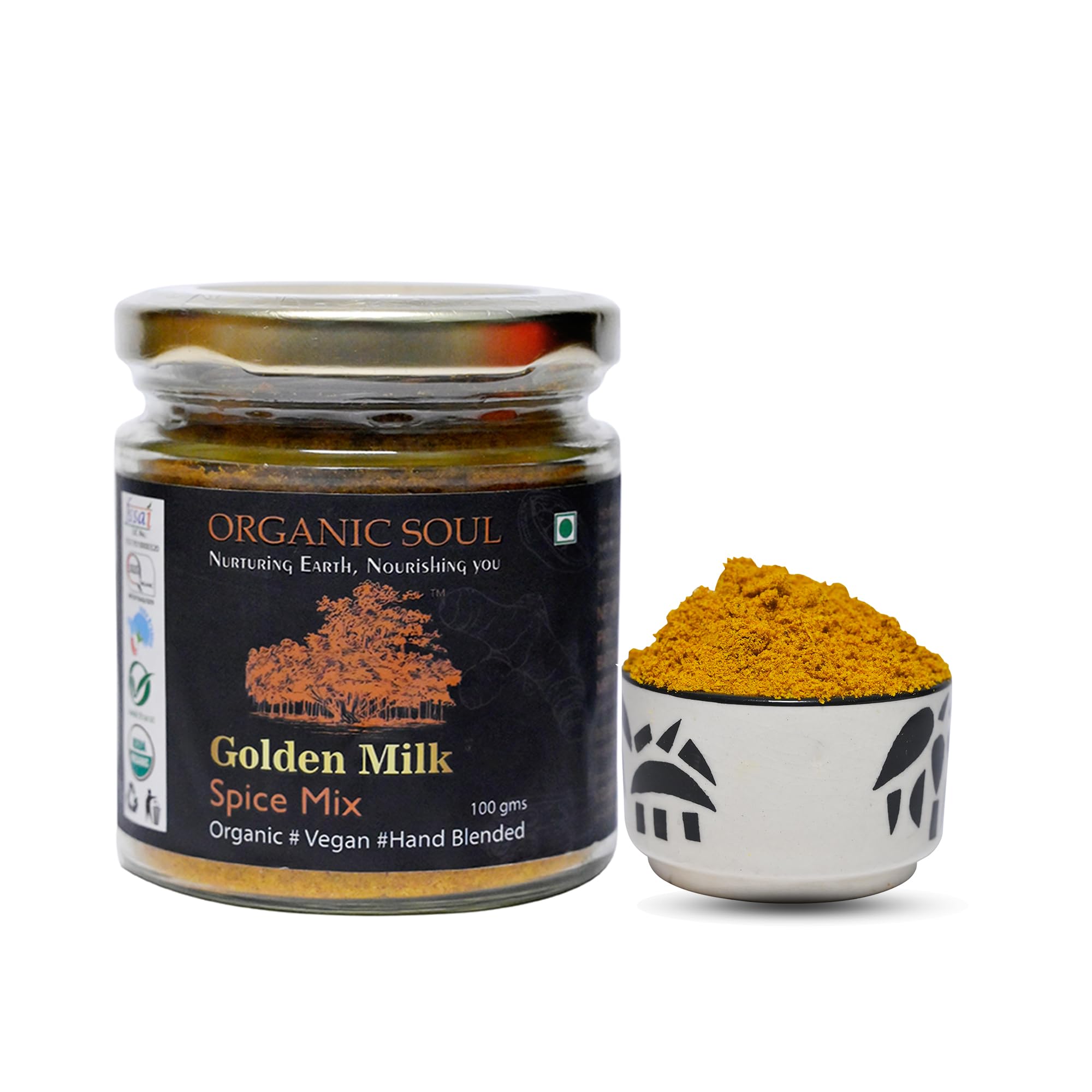 Organic Golden Milk Spice Mix 100_Gm | 100% Organic Immunity Booster | Sugar-Free | NPOP Certified (B0816DG485) Amazon Price History, Amazon Price Tracker