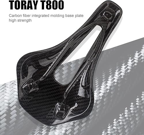 Miniatura 5 de EVOSID Bicicleta 3D Impresión Sillín Fibra Carbono Rieles Ultra-Ligero Hueco Cómodo Road Bike MTB Honeycomb Cojín