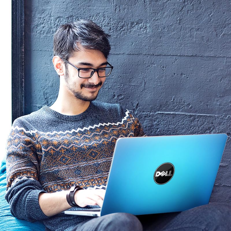 Image of Galaxsia DL748 Top+Wrist Pad Vinyl Laptop Skin /Sticker /Cover for 17 to 17.3 Inches Laptops Laminated-Removable-HD Quality Compatible for Dell (16.5x11 Inches)