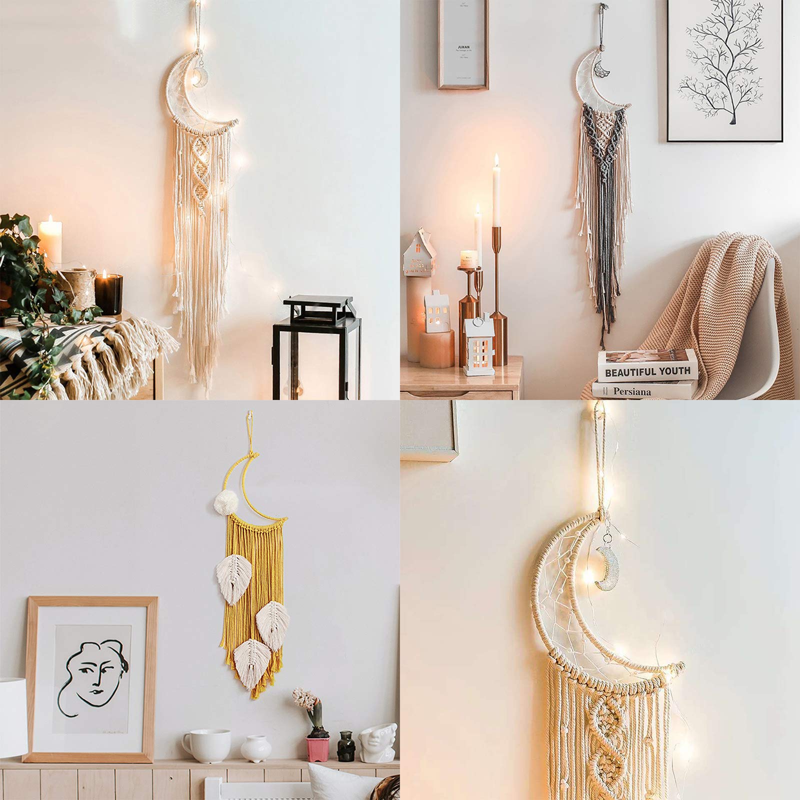 Anelli Per Acchiappasogni Fai Da Te - 12 Pezzi Cerchi Metallici Decorativi - Foto 5