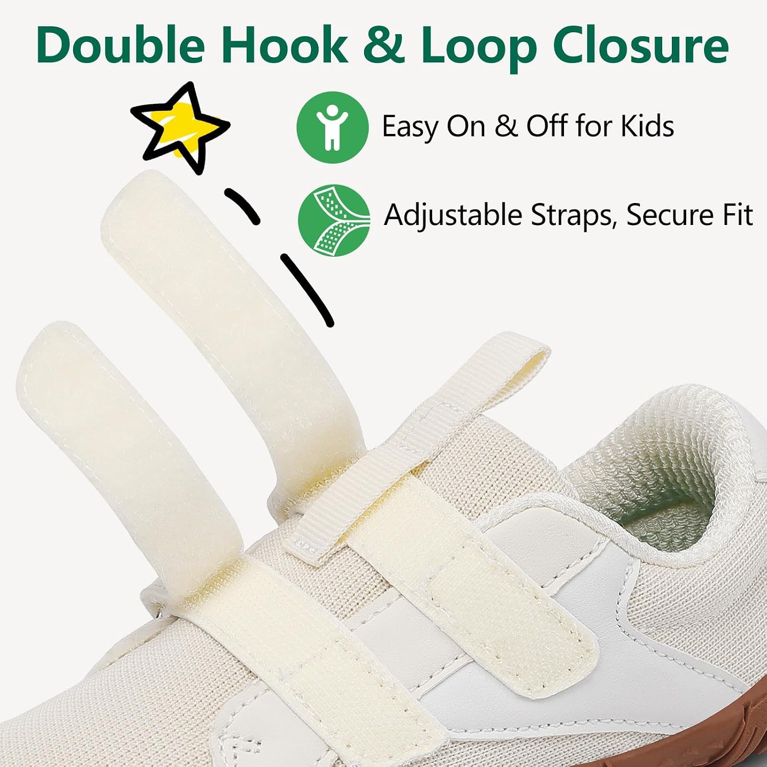 SAGUARO Kids Barefoot Shoes for Boys Girls,Wide Toe Box Minimalist Sneakers