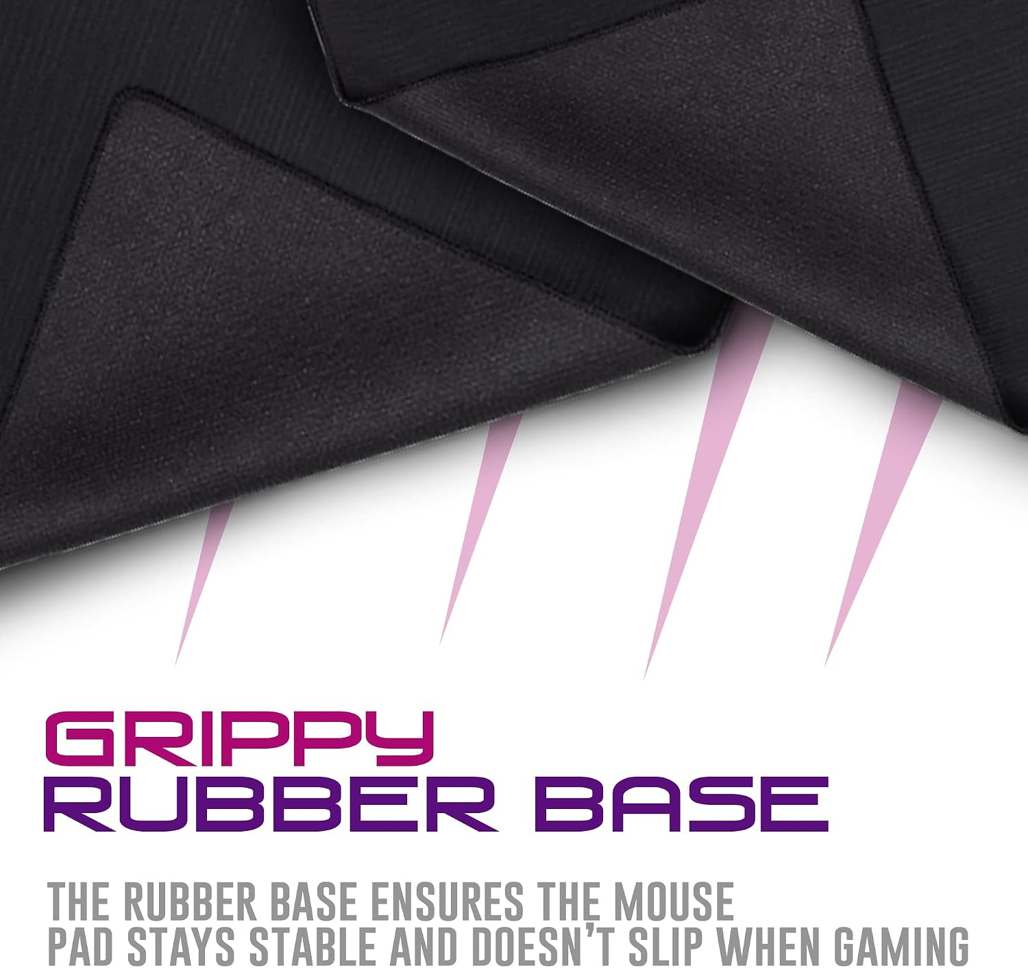 MouseOne Thasis - Extended (Large) Performance Gaming Mouse Pad - Retrowave Edition - Micro-Textured Cloth with Stitched Edges - Medium/Fast Surface Speed