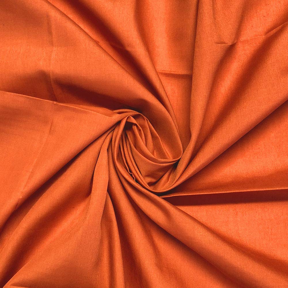 Oh Sew Crafty Limited Copper 35 Plain Polycotton Fabric 60+ Colours Poly Cotton Dress Craft Sold Per Meter (Copper 35)