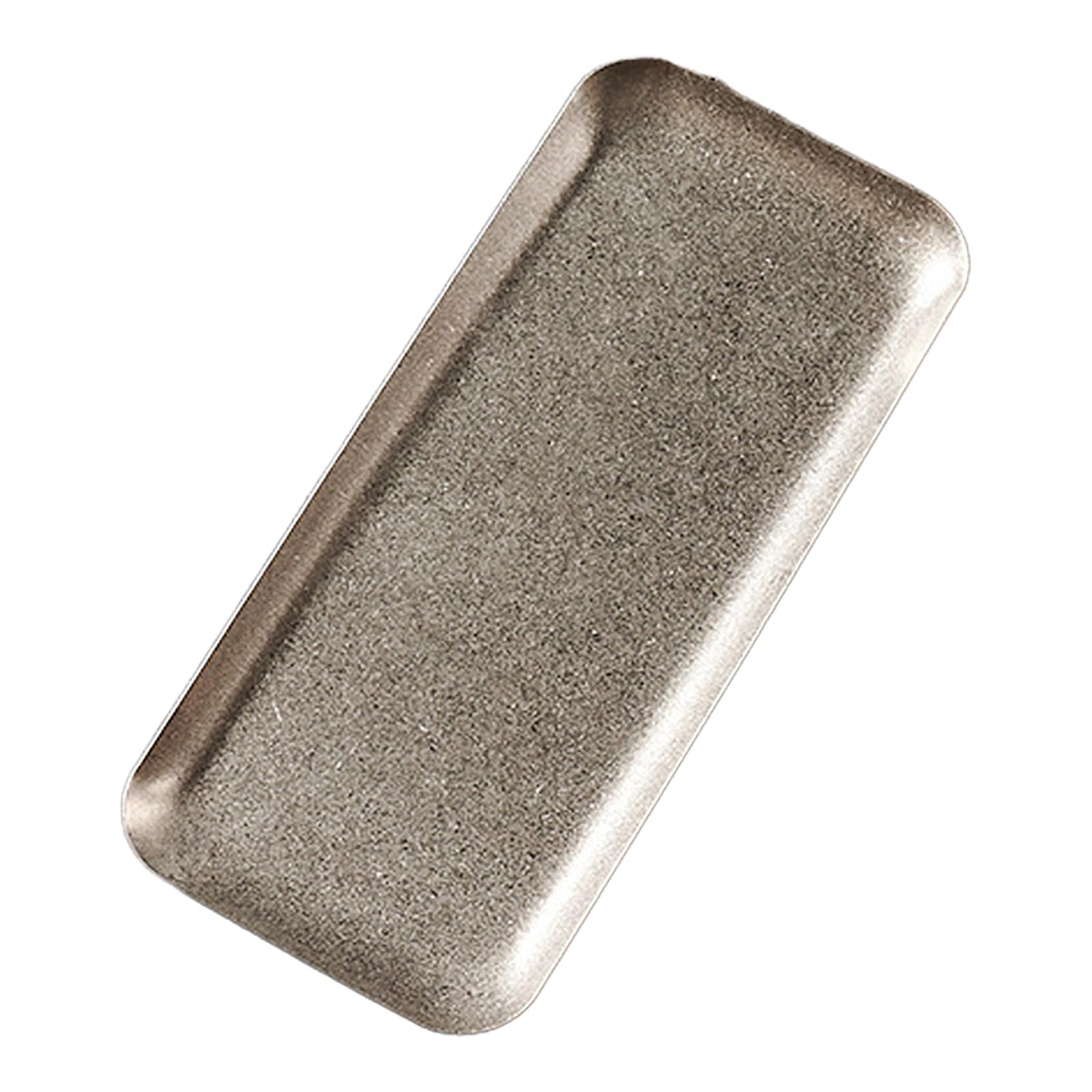 Vintage Square Food Plate Stainless Steel Platter for Steak Desserts Cake Serving Tray Dishwasher Safe Dinnerware for Home