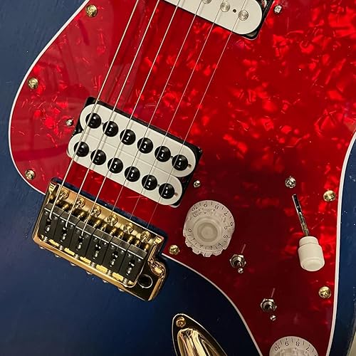 Miniatura 6 de Alto rendimiento Invader estilo Guitarra Humbucker Pastillas de cerámica imán cuello y puente pastillas para piezas de guitarra eléctrica (blanco)