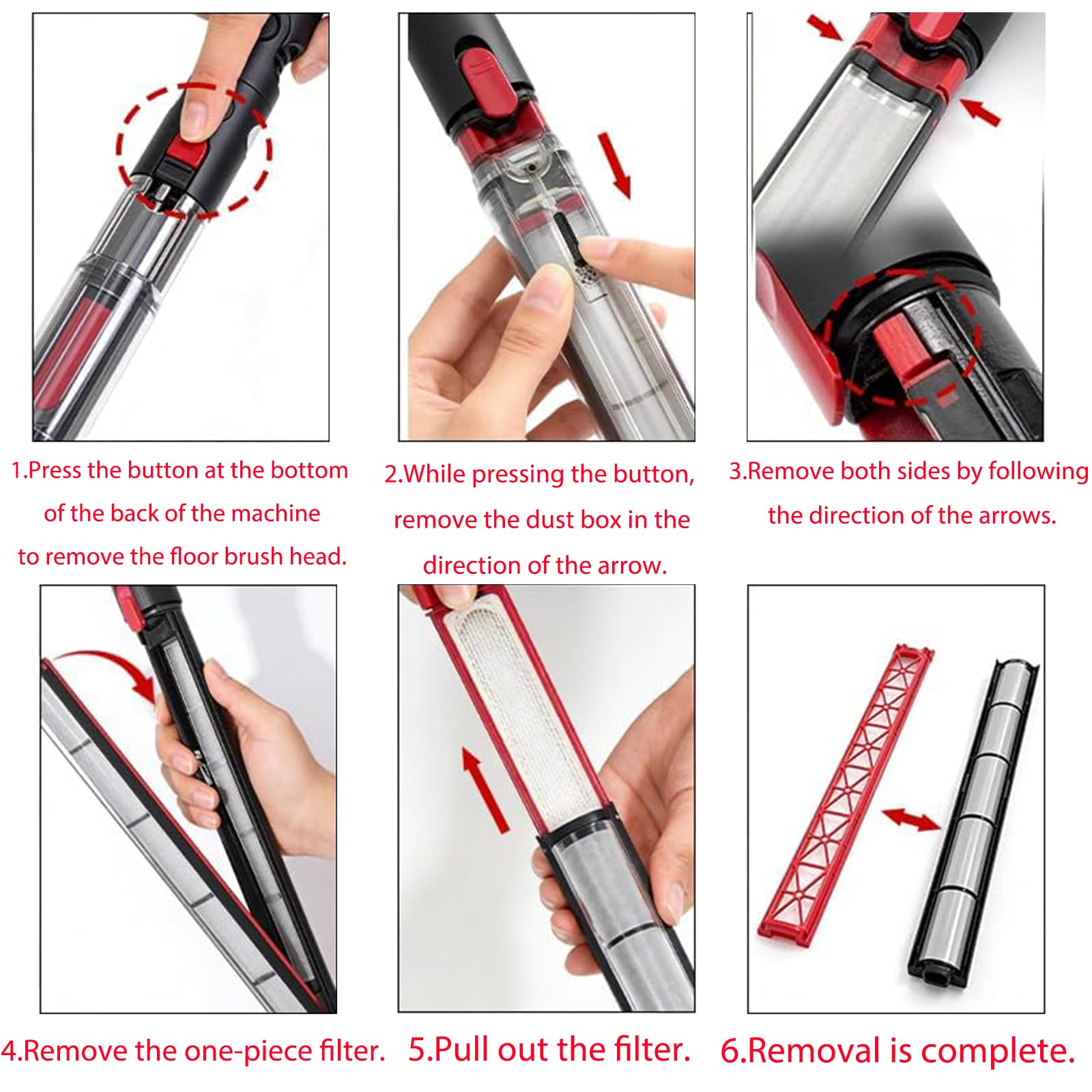 【新品】Dyson PencilVac Fluffycones ヘッド部品 Amazon.com: 4 Pack Replacement Filters Compatible with with Dyson