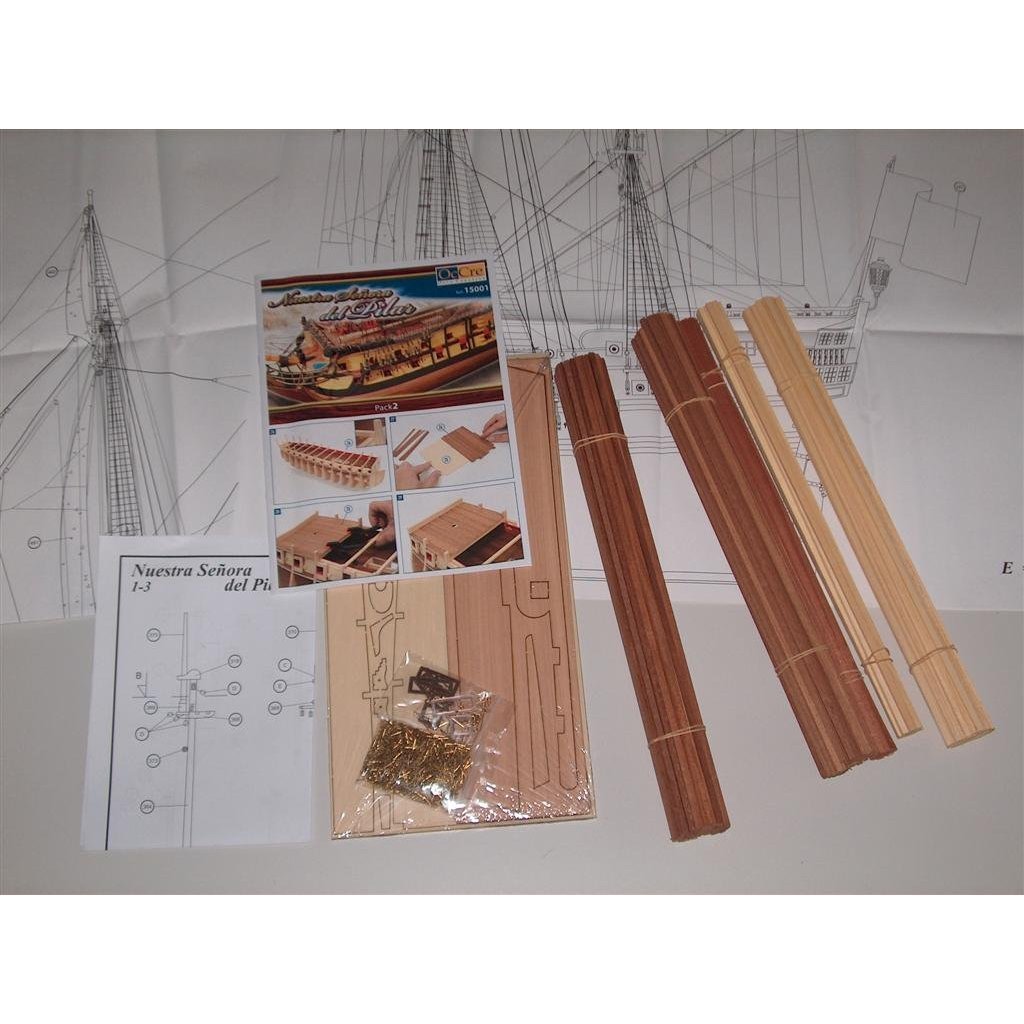 Pack De Couleurs Occre Pour Kit De Maquette Nuestra Senora Du Pilar (15001) - Neuf
