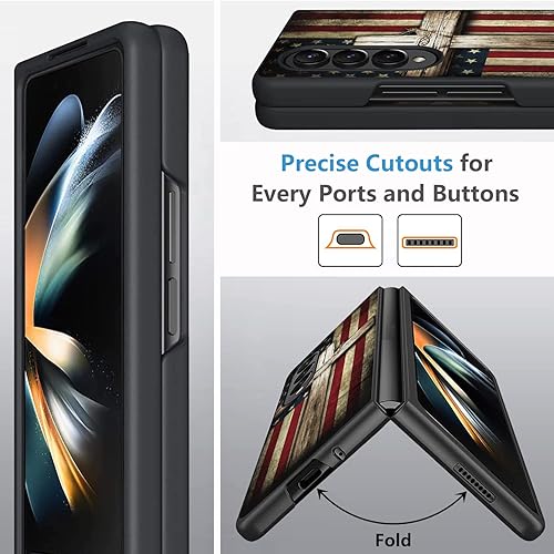 Miniatura 4 de Funda para teléfono Samsung Galaxy Z Fold 3, Slim Fit Hard PC a prueba de golpes, antiarañazos, plegable, funda protectora para Samsung Galaxy Z