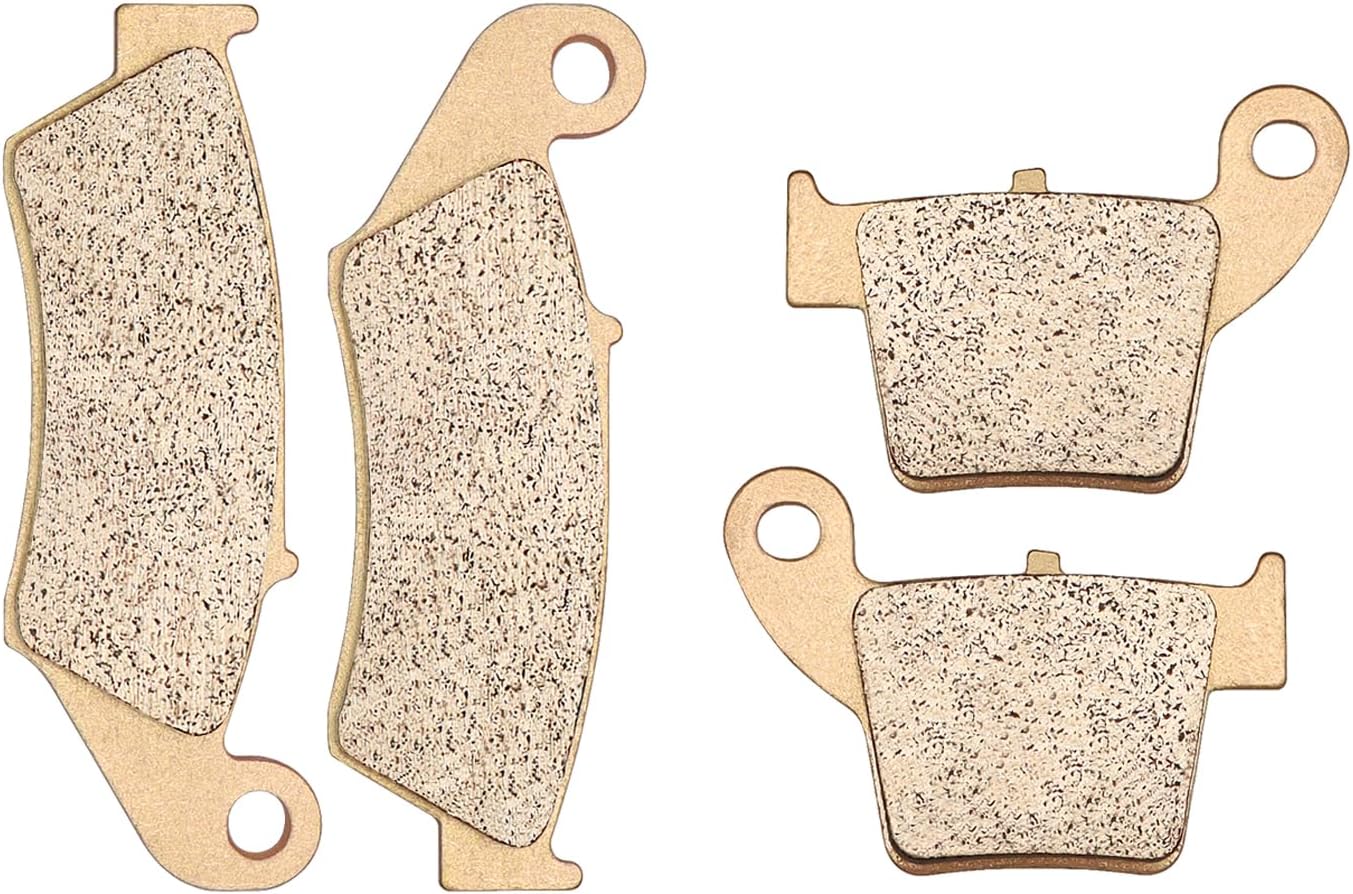 ZICOO Sintered Front and Rear Brake Pads for Honda CRF450R CRF250R CR125 CR125R CR250 CR250R CRF450X CRF250X CRF450 CRF250 CRF450RX
