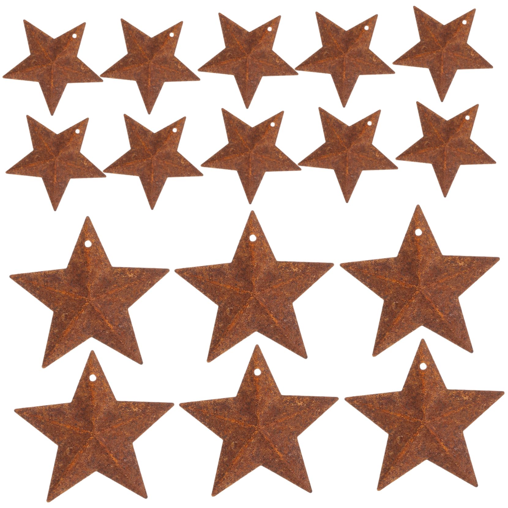 Ornement rétro de Noël MAGICLULU en métal vieilli marron rustique