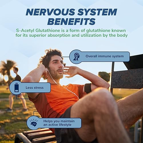 Miniatura 6 de S-acetil L-glutatión 300mg - 60 cápsulas resistentes a los ácidos, alta biodisponibilidad S acetil glutatión suplementos para la salud del hígado y