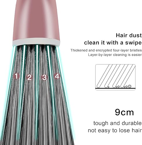 Miniatura 6 de Combo de escoba y recogedorrecogedor con escoba con mango de 36 pulgadas para el hogar, cocina, vestíbulo, uso en el suelo, escoba vertical y