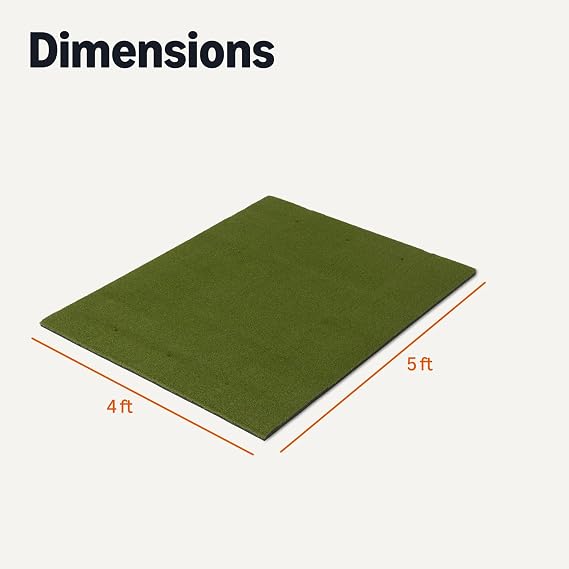 Amazon Basics Artificial Turf Golf Hitting Mat