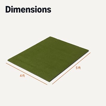 Amazon Basics Artificial Turf Golf Hitting Mat