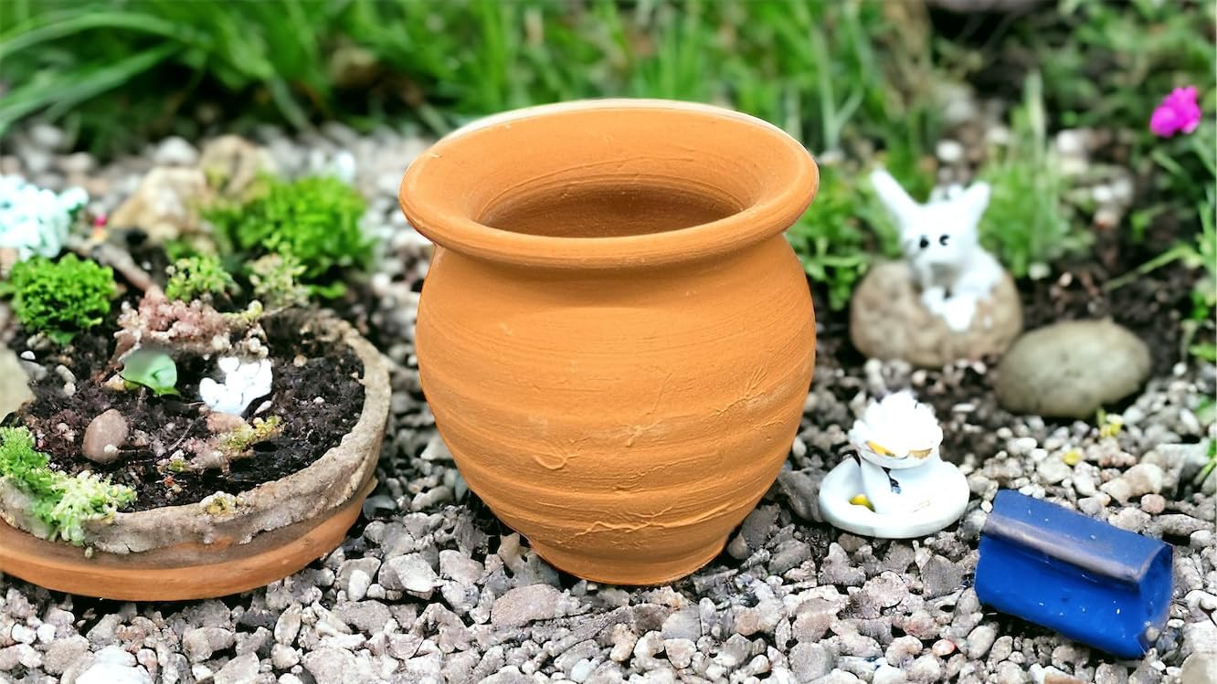 Mis Jarritos Mini Clay Tequila Shot Glass, Tiny Terracota Planter Pots, Miniature Pottery for Fairy Garden, Mini House Decor, Tarasco Shot De Barro, Pequena Maceta, Miniatura Para Jardín De Hadas (12)