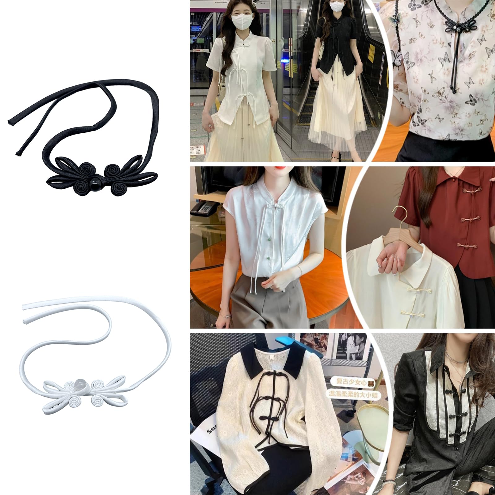 Handmade Sewing Fasteners Cheongsam Knot Closure Button Clothing Decoration Traditional Costume Garment Accessories