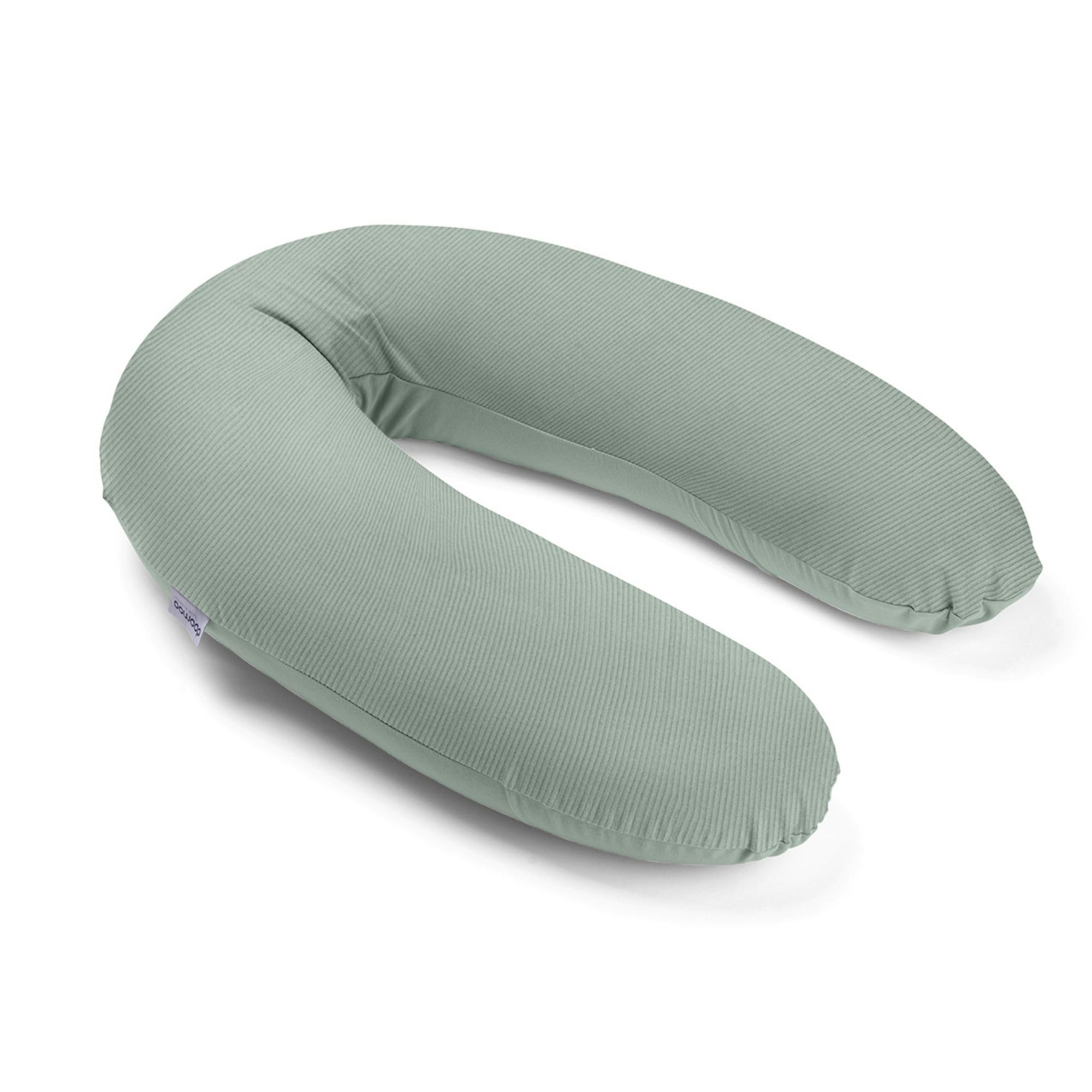 Doomoo Buddy Pregnancy Pillow - Adaptable for Breastfeeding, Maternity Pillow for Support, Organic Cotton, OEKO-TEX Certified - Corduroy Green