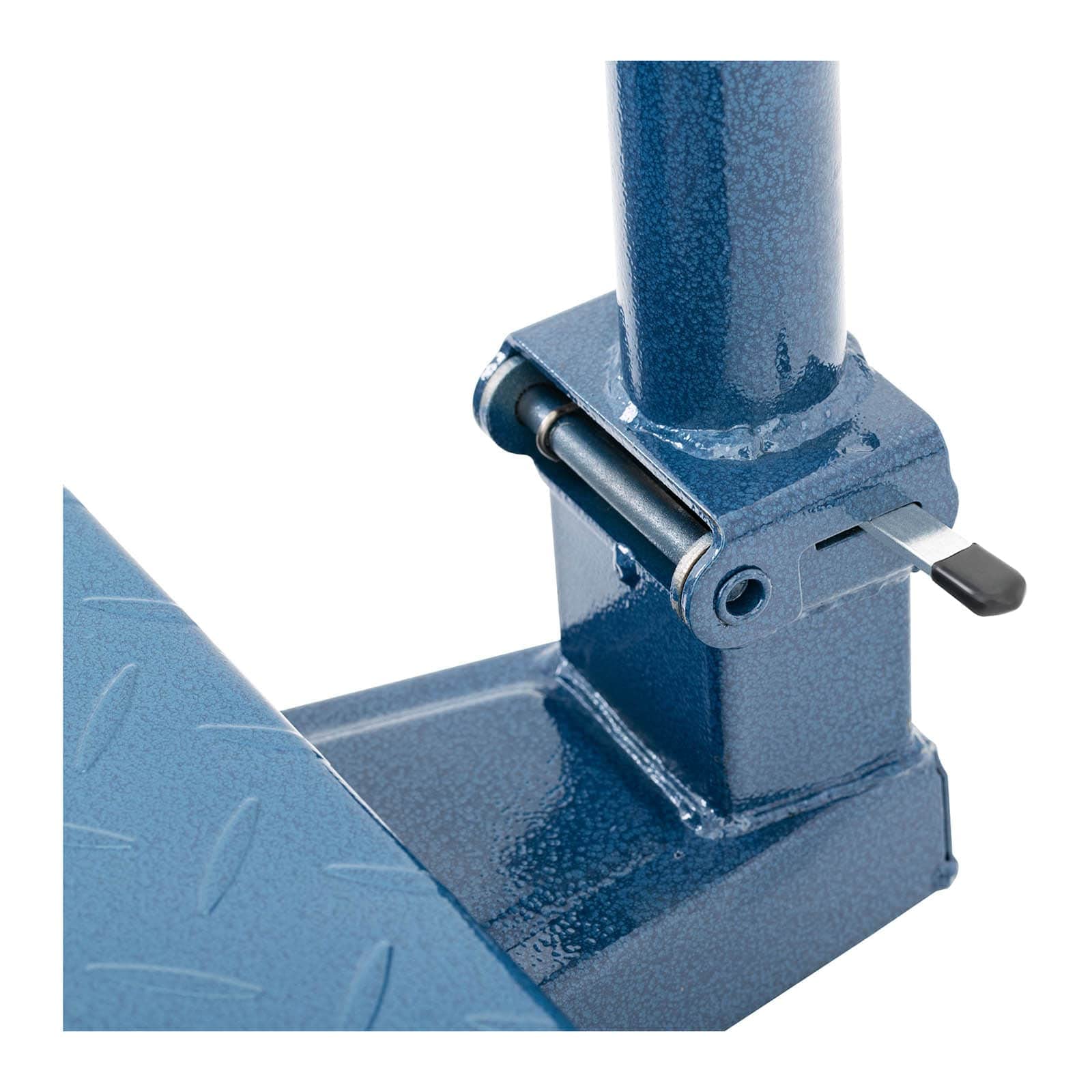 Steinberg Balance Plateforme Professionnelle Pèse-colis SBS-PF-100A8 (100 kg/10g, plate-forme 40x30cm, repliable, pieds réglables en hauteur, batterie et câble d'alimentation, LED)