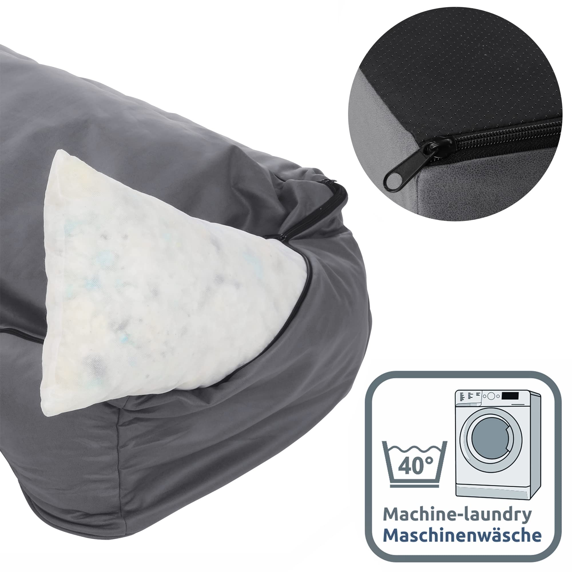 your GEAR Belluno 80 x 120 cm Cama ortopédica para Perros, Cesta para Perros, Lavable