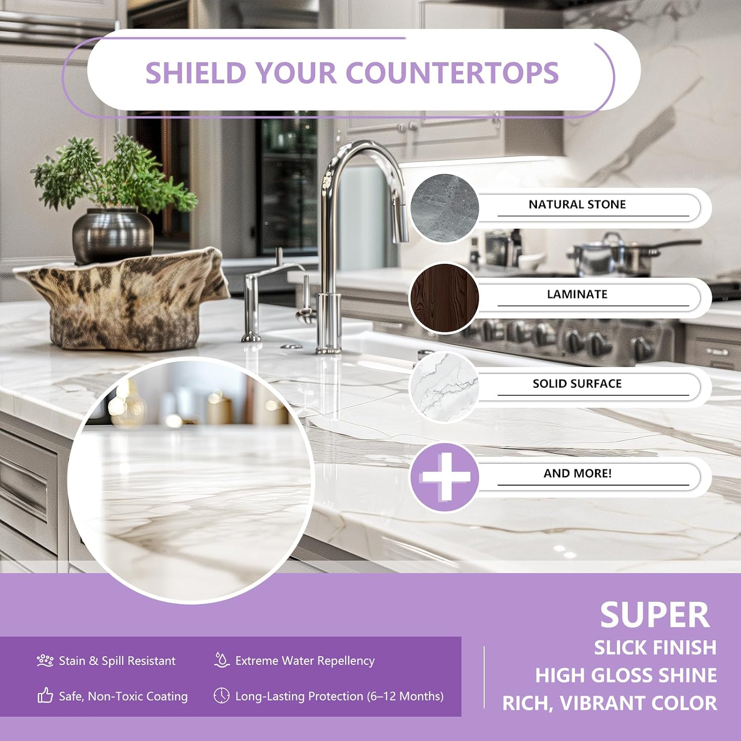 Ceramic Coating Spray for Kitchen Appliances and Stainless Steel