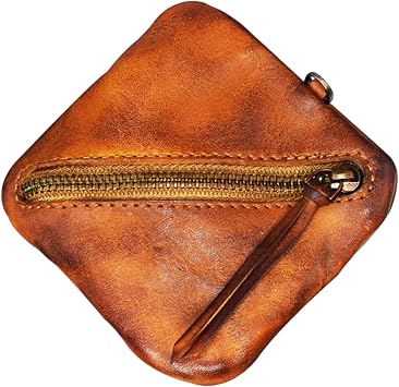Leather Coin Pouch, Mens Change Purse,Stylish and Convenient Mens and Womens Pouch for Pocket and Purse Organization
