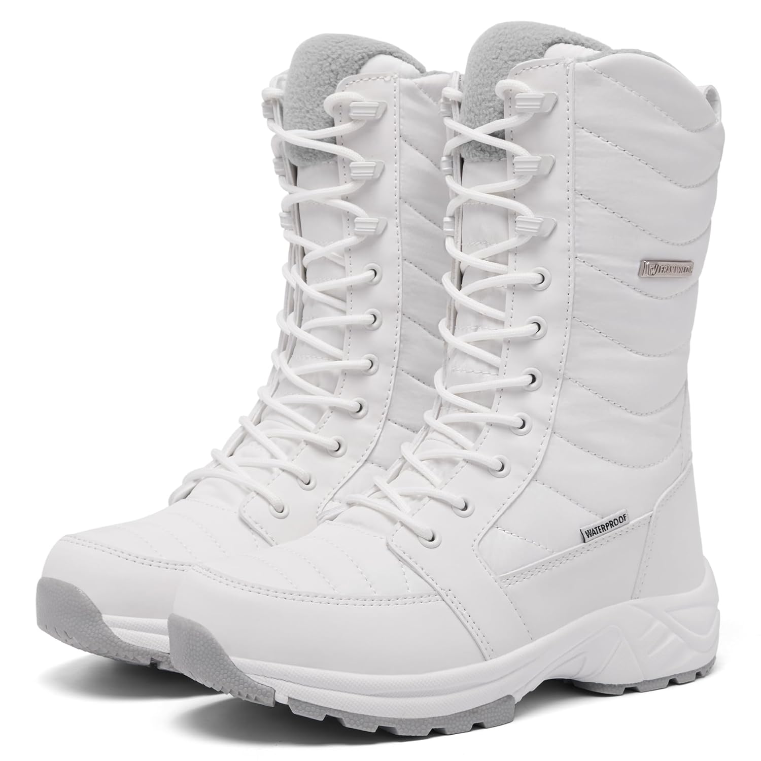 Womens Waterproof Winter Snow Boots Warm Comfortable with Side Zipper - 2025 Fashion Lightweight Hiking boots for Cold