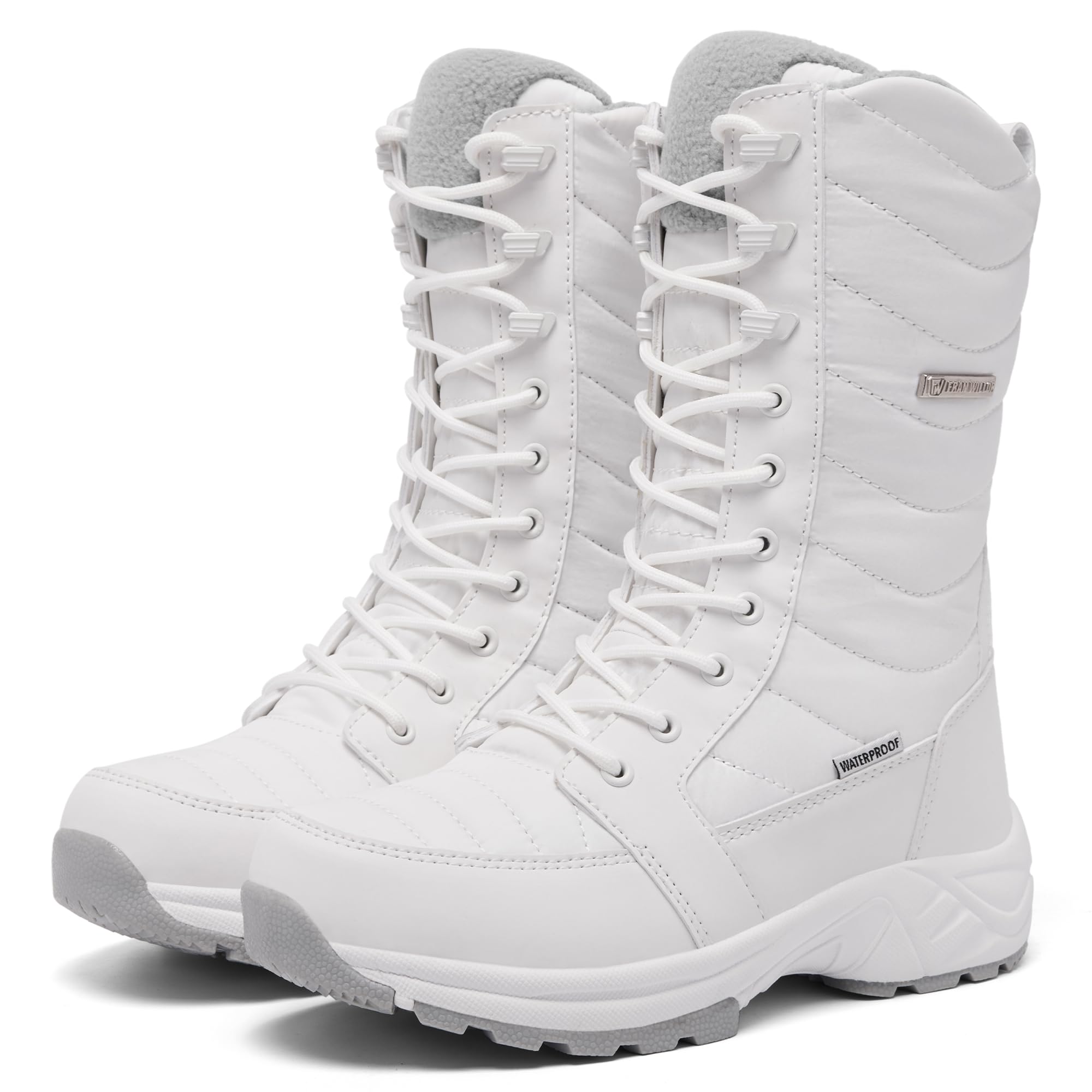 Womens Waterproof Winter Snow Boots Warm Comfortable with Side Zipper - 2025 Fashion Lightweight Hiking boots for Cold
