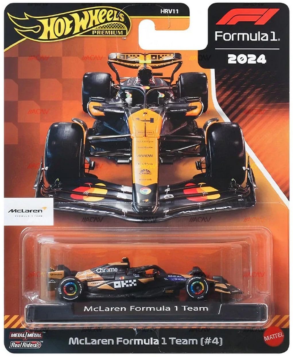 Hot Wheels F1ミニカー 2024年モデル 4台セット Hot Wheels Formula 1 Mercedes-AMG Petronas Die-Cast Car #44 & #63