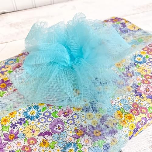 Miniatura 9 de Threadart Mega rollo de tul suave de alta calidad, tela de 6 x 100 yardas, para bodas, fiestas, disfraces y decoración, color rosa intenso