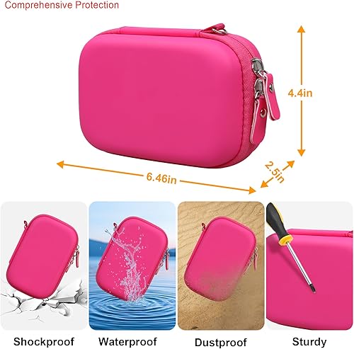 Vista 44 de Elonbo Estuche de transporte para cámara digital KODAK Printomatic de impresión instantánea a todo color, mini impresora de fotos portátil, bolsa