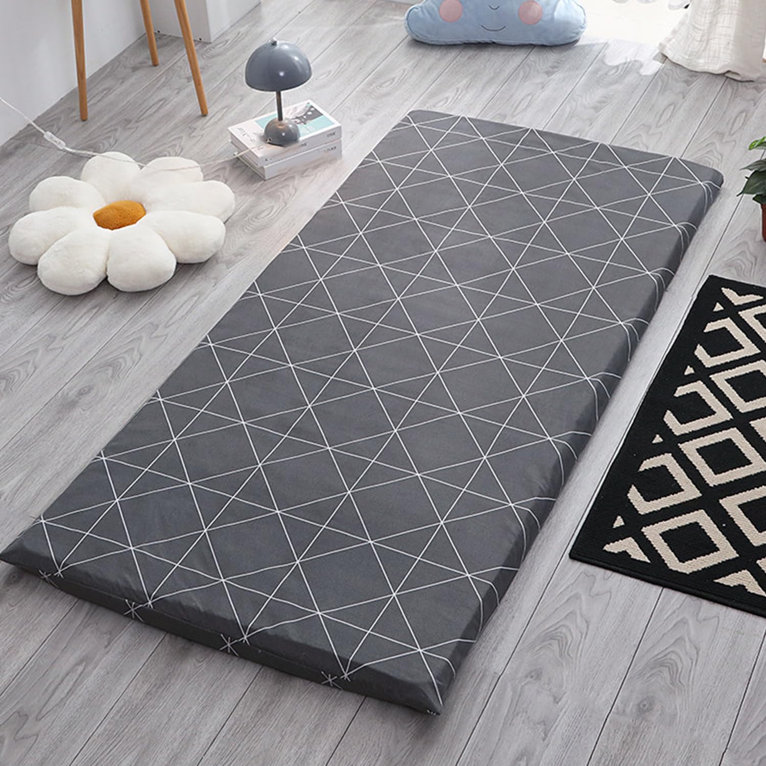 LDLCYCN ,H,180x200cm, Futon Mattress Cover Zipper Japanese Floor Mattress Cover Tatami Mat Cover
