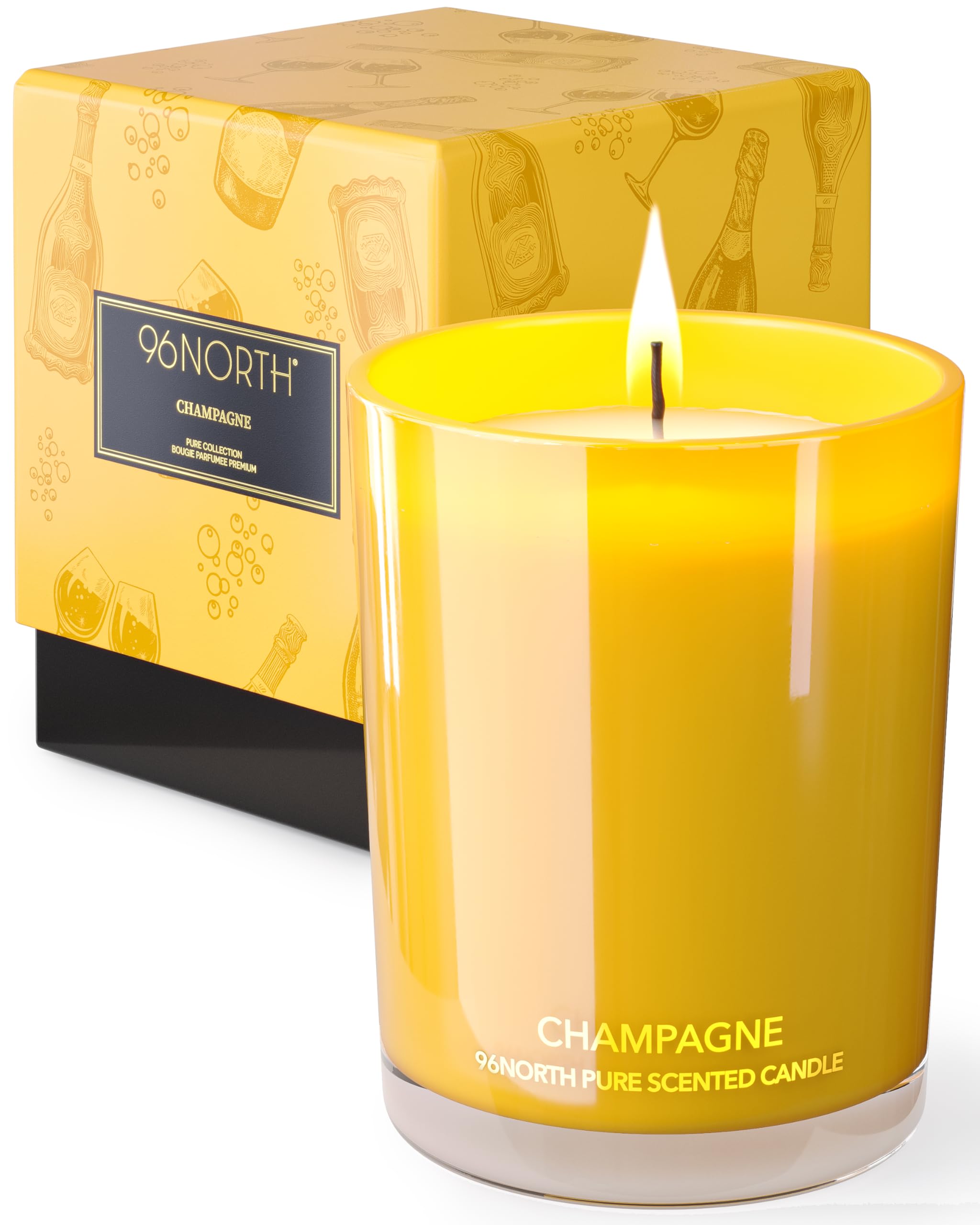 Amazon.co.jp: 96NORTH ピュアシャンパンキャンドル | 1芯ジャー