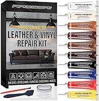 ARCSSAI Leather & Vinyl Repair Kit: DIY Fix for Sofas, Car Seats, Jackets, Purses - Match Any Color, Restore All Leather Types Easily