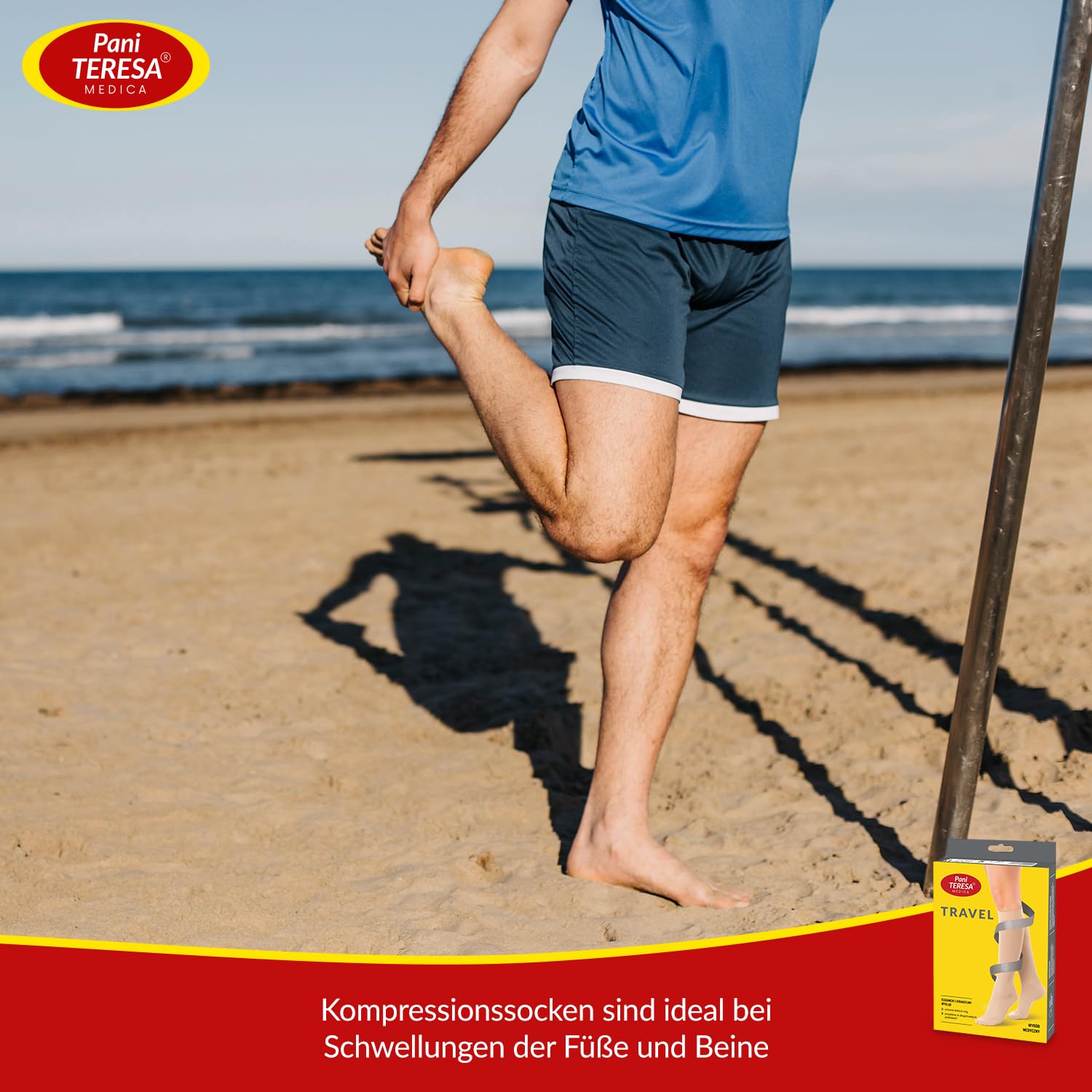 Kompressionsstrümpfe Herren Medizinische Stützstrümpfe Knielange Kompressionssocken Männer Thrombosestrümpfe Reisestrümpfe 13-21 mmHg Für Reise Flug Sport Rad Fahren Laufen