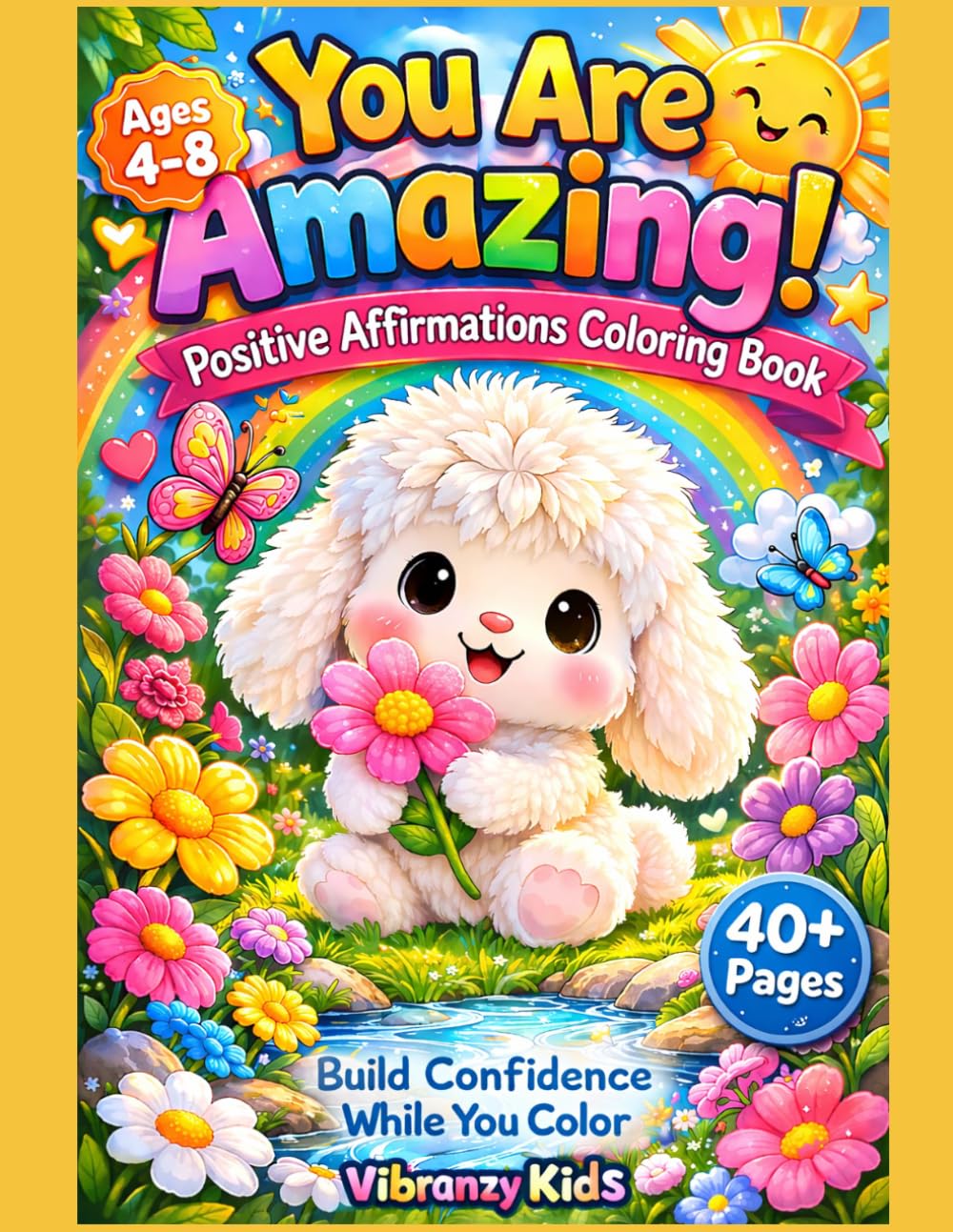 You Are Amazing! Positive Affirmations Coloring Book: Build confidence while you color