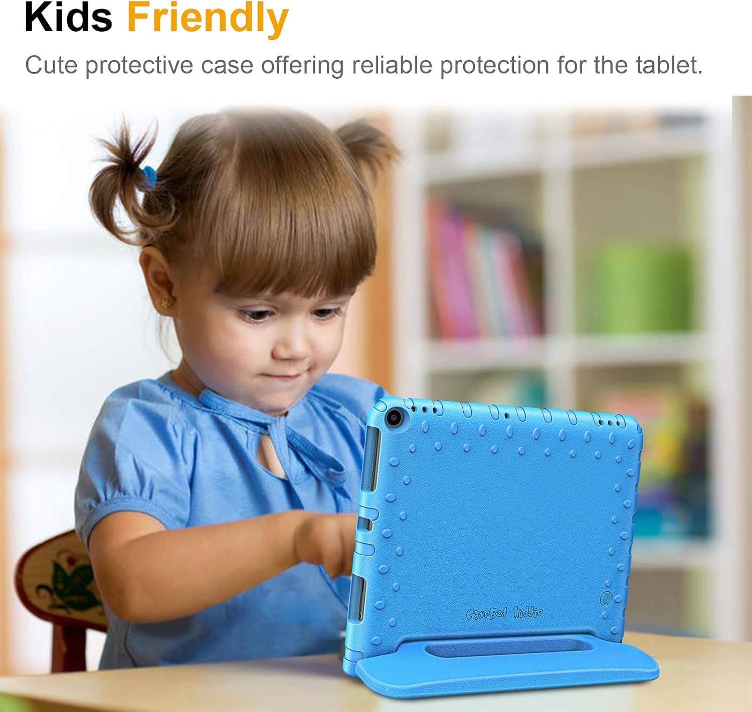 Fintie Shockproof Case for Onn. 10.1" Tablet Pro (Model: 100003562) - Kids Friendly Light Weight Convertible Handle Stand Proctive Cover for Onn 10.1 inch Pro Tablet (Blue)