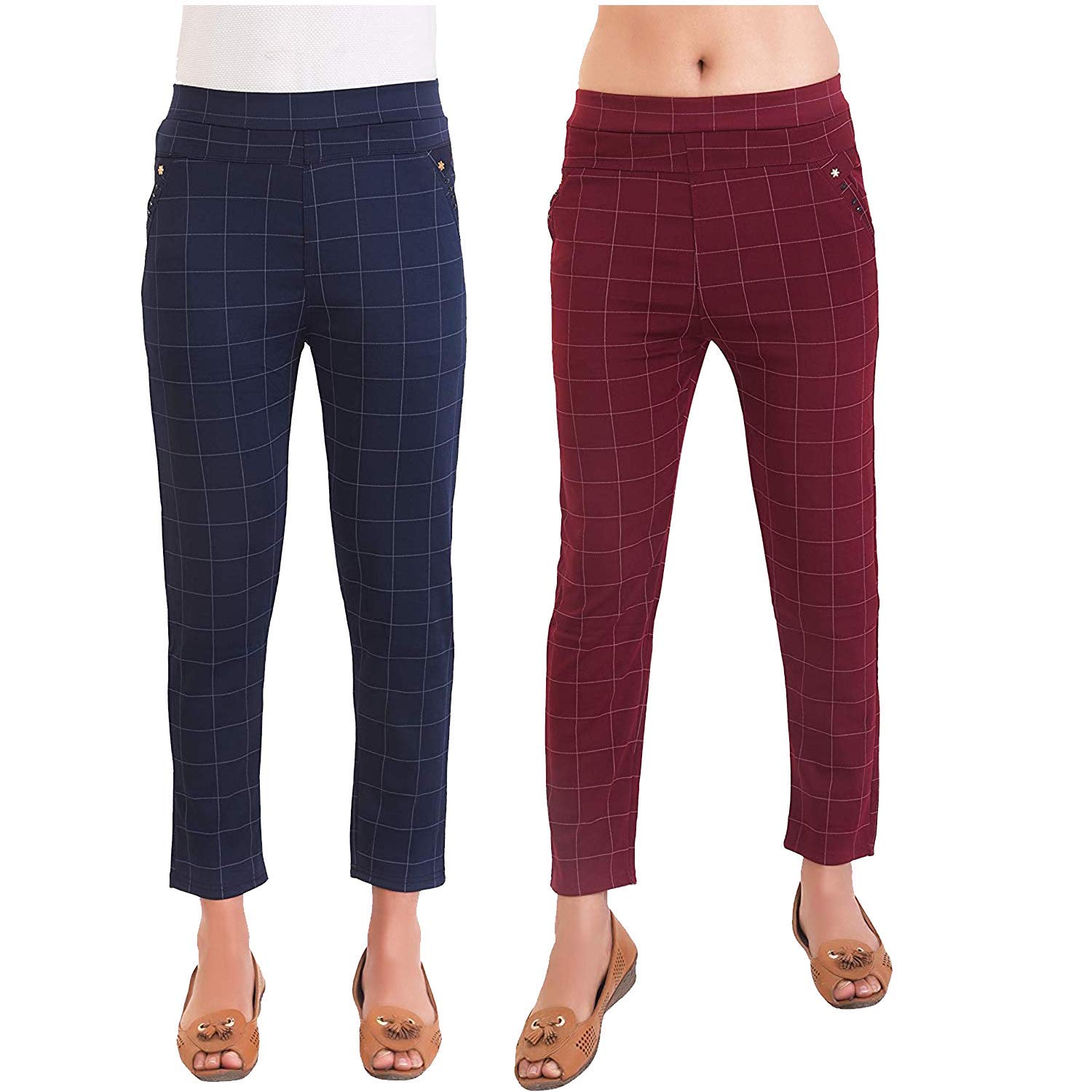 STYLE PITARAGirl's Checked Pant