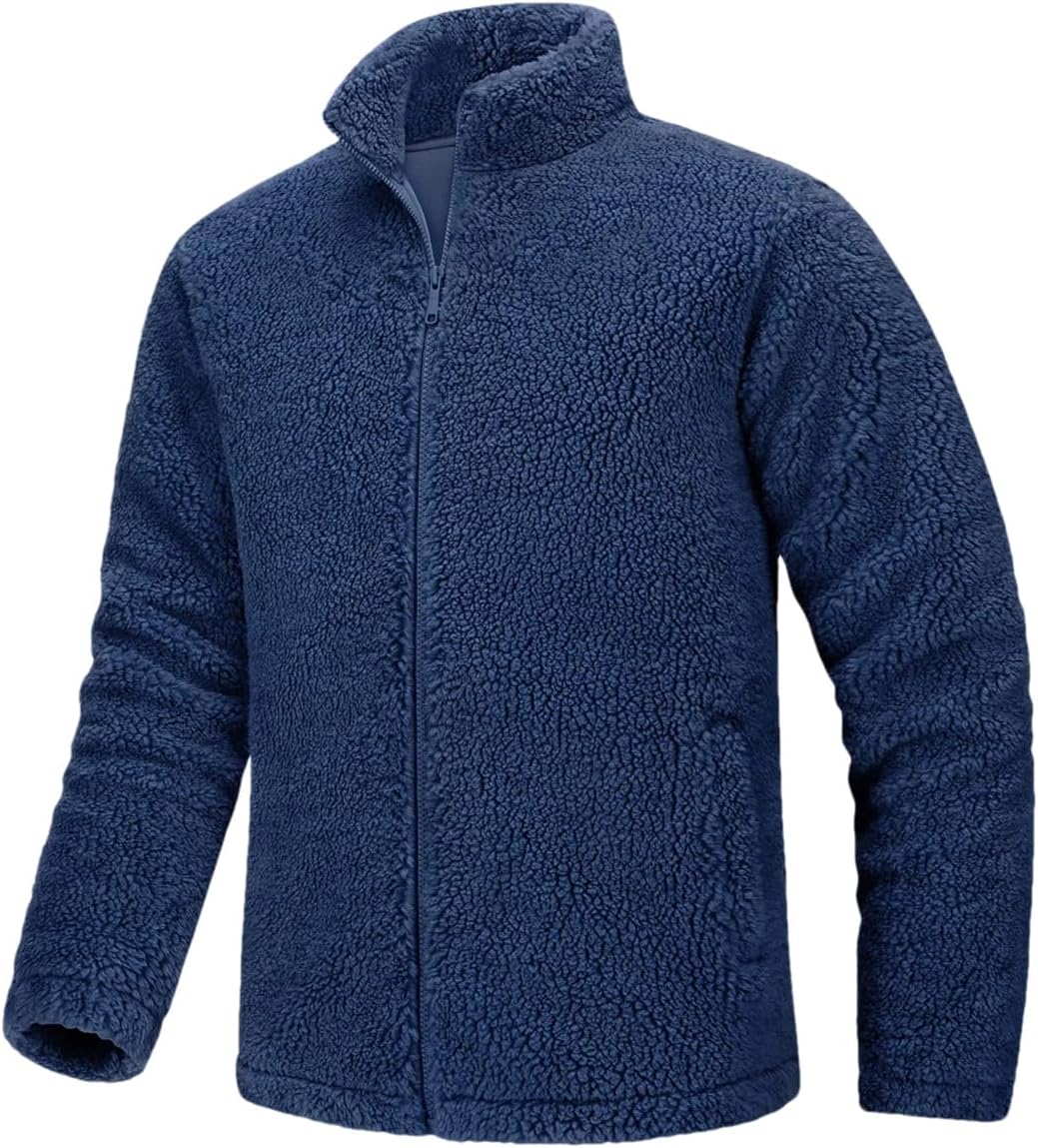Veste Polaire à Capuche Double Couche Pour Homme - Rembourrée, Ultra Chaude, Avec Poches Et Cordon De Serrage