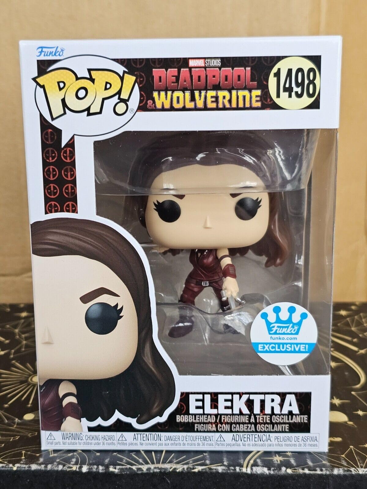 POP! Deadpool Wolverine 1498 Elektra Exclusive