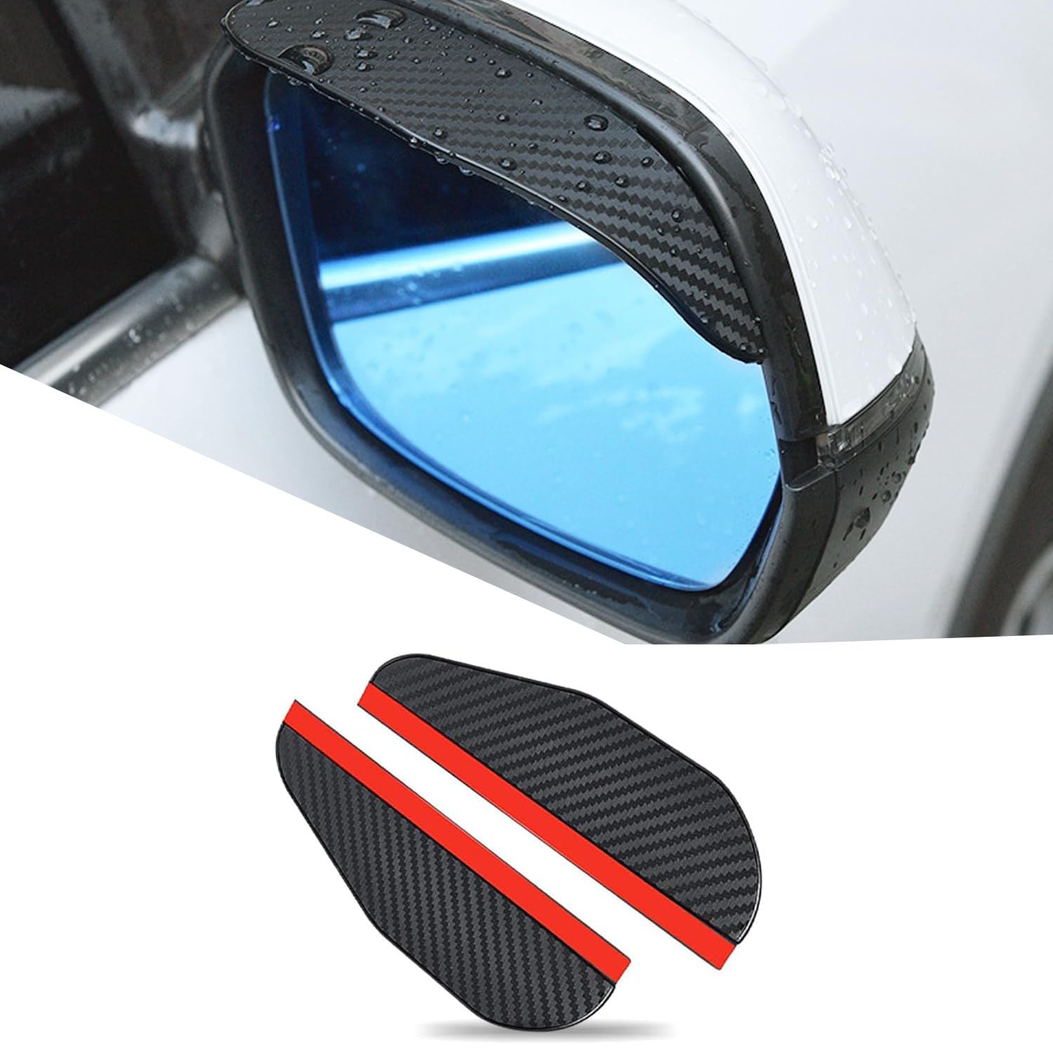 Wddztmnb Normal Car Rearview Mirror Eyebrows,Compatible With Kia Ceed 3 / Xceed,Rear View Mirror Accessories