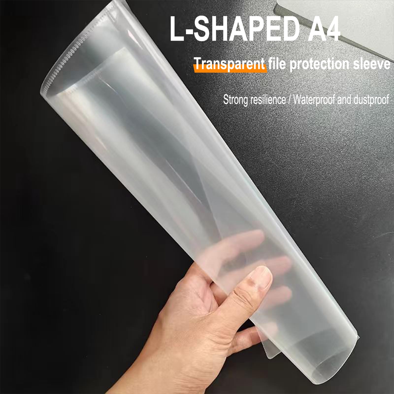 Srvnpioy A3 Cut Flush Folder, Pack van 15, 200 micron PP, transparante open bovenkant en zijkant plastic mappen A3 Transparante File Pocket Projectrapport Covers Sheet Protector voor School Office
