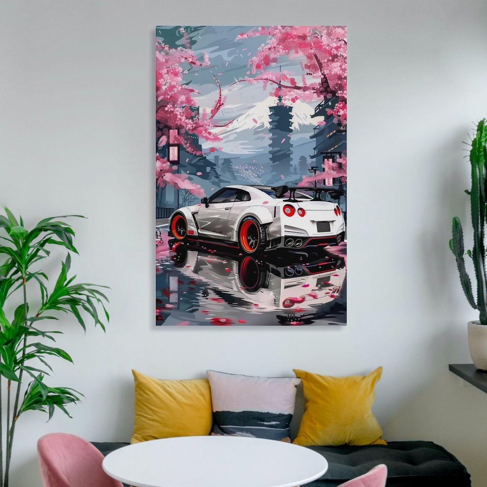 Amazon.com: R35 Sport JDM Japanese Cherry Blossom Aesthetic Car