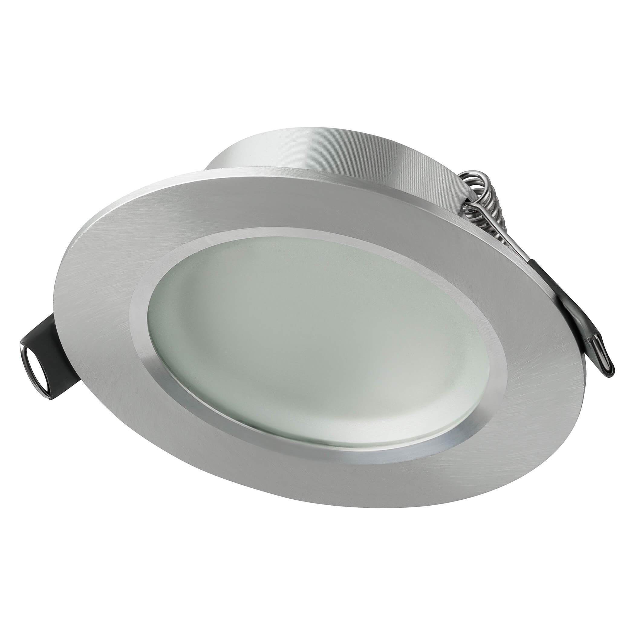 SEBSON Faretto da Incasso per Bagno IP44 incl. Portalampada GU10 | Foro di Montaggio ø70mm (min. 67mm, max. 83mm) - Faretti da Soffitto ø90mm - Set da 12