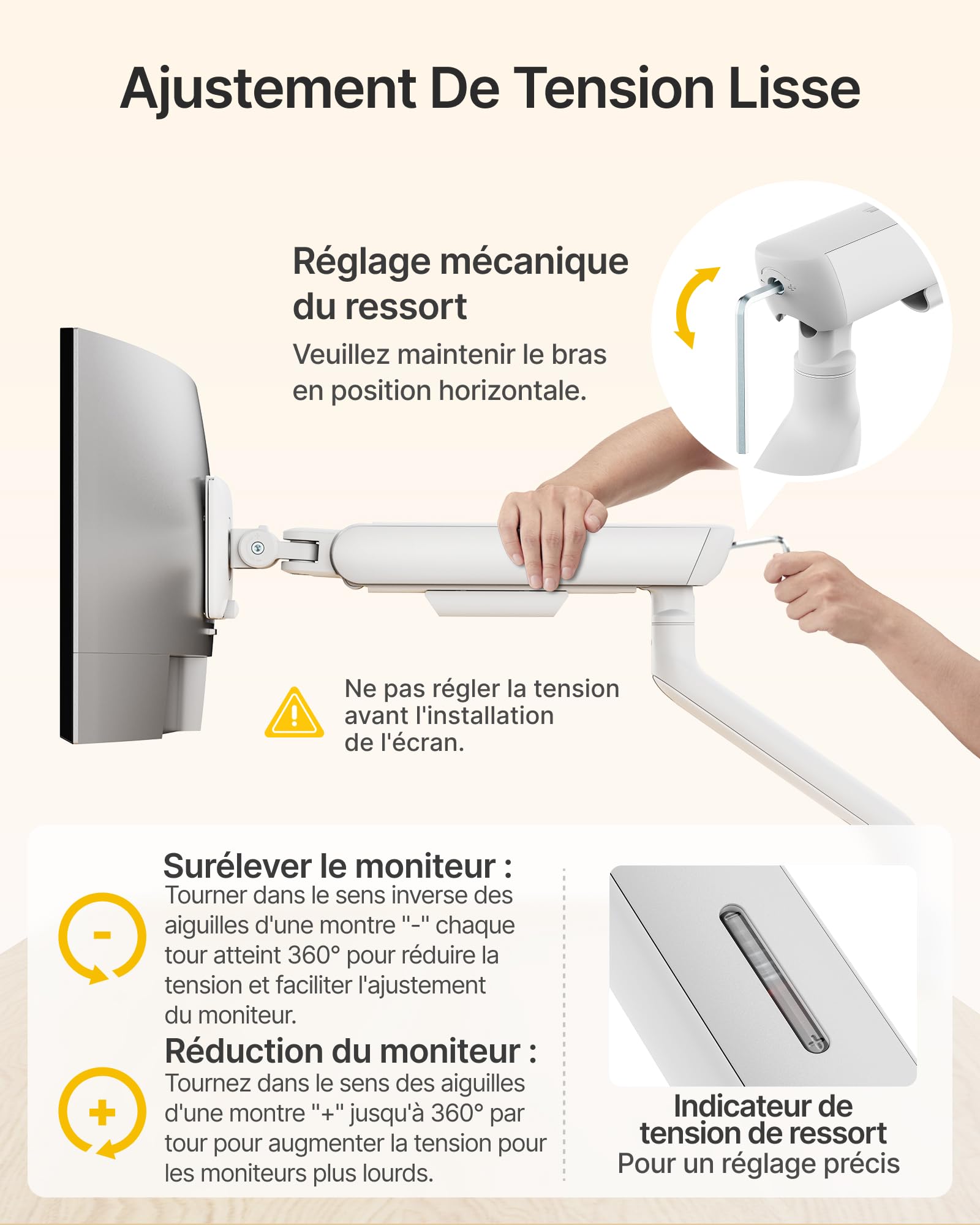 monTEK Support Double Écran PC 17-35 Pouces