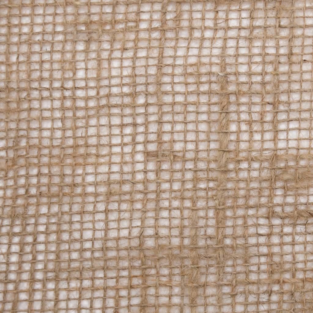 vidaXL Rollo de Yute, Tela de Arpillera, Rollo de Yute para Artesanía Rústica Corona, Protección Camino de Mesa, 0,5x10 m 100% Yute 200 gsm